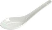 (6 stuks) Apero Rijstlepel - Chinese lepel - Wit - 12,5cm - Porselein