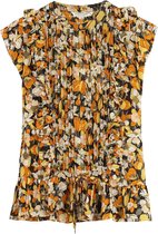 Summum - Top - Bloemenprint - Oker - 36