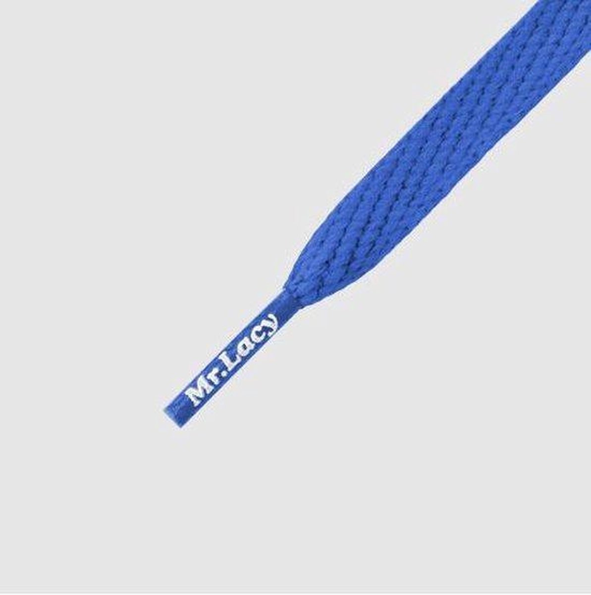 Mr. Lacy - Schoenveters - Veters - Sneakerveters - Smallies - Plat - BLAUW - Lengte 90 cm