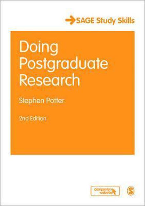 Doing Postgraduate Research - cover