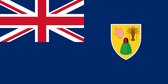 Vlag Turks en Caicoseilanden 150x225cm