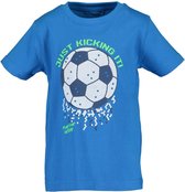 Blue Seven jongens t-shirt Soccer Cyan