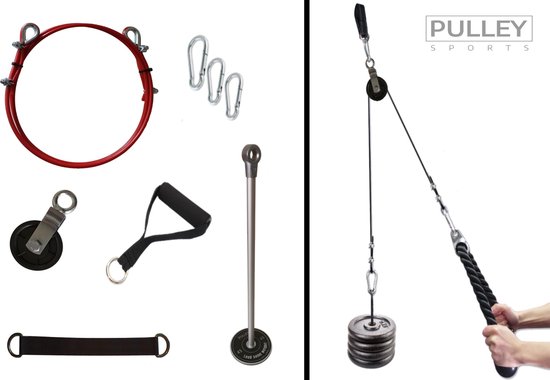 Pulley Sports - Fitness kabelsysteem - katrol fitness - Kabelmachine voor thuis