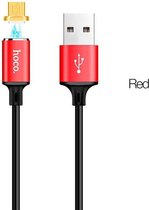 Hoco U28 Magnetische Micro usb kabel -  1M rood