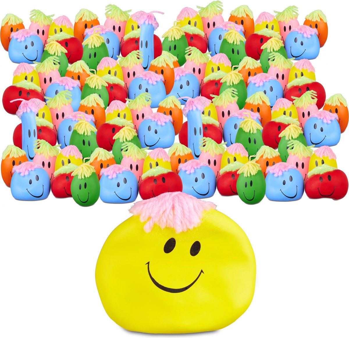 Banaan stressbal voor de hand - Stressbal voor kinderen en volwassenen - 6 x 13 x 4 cm