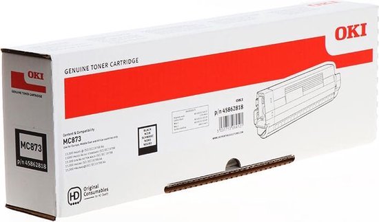 Oki MC853 MC873 OKI Toner Zwart 45862818