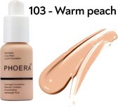 103 warm peach - PHOERA FOUNDATION™ - Soft Matte Full Coverage Liquid Foundation