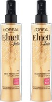 L'Oréal Paris Elnett Satin Heat Protection Spray - Hitte Beschermende Spray - Volume - 2x 170 ml