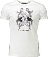 Roberto Cavalli T-shirt Wit XL Heren