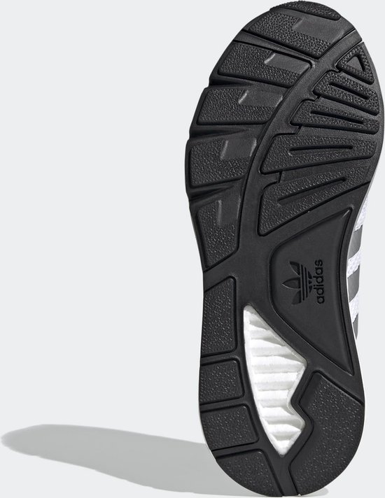 adidas ZX 1K Boost W Dames Sneakers - Ftwr White/Silver Met./Hazy Rose - Maat  36 2/3 | bol.com