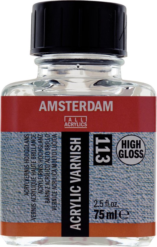 Foto: Amsterdam acrylvernis hoogglans 75 ml