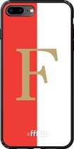 6F hoesje - geschikt voor iPhone 8 Plus -  TPU Case - Feyenoord - F #ffffff