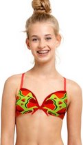 BOOBS & BLOOMERS SUNNY Lime Melon print padded Bh 75AA