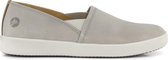 Travelin' Tours Dames - Leren instappers - Slip-On - Espadrilles - Grijs Leer - Maat 43