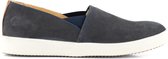 Travelin' Tours Dames - Leren instappers - Slip-On - Espadrilles - Blauw Leer - Maat 43