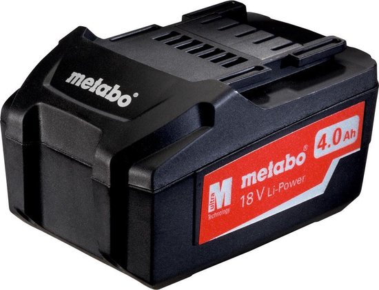 Metabo 18 V Li-Power 625591000 Gereedschapsaccu 18 V 4 Ah Li-ion | bol.com