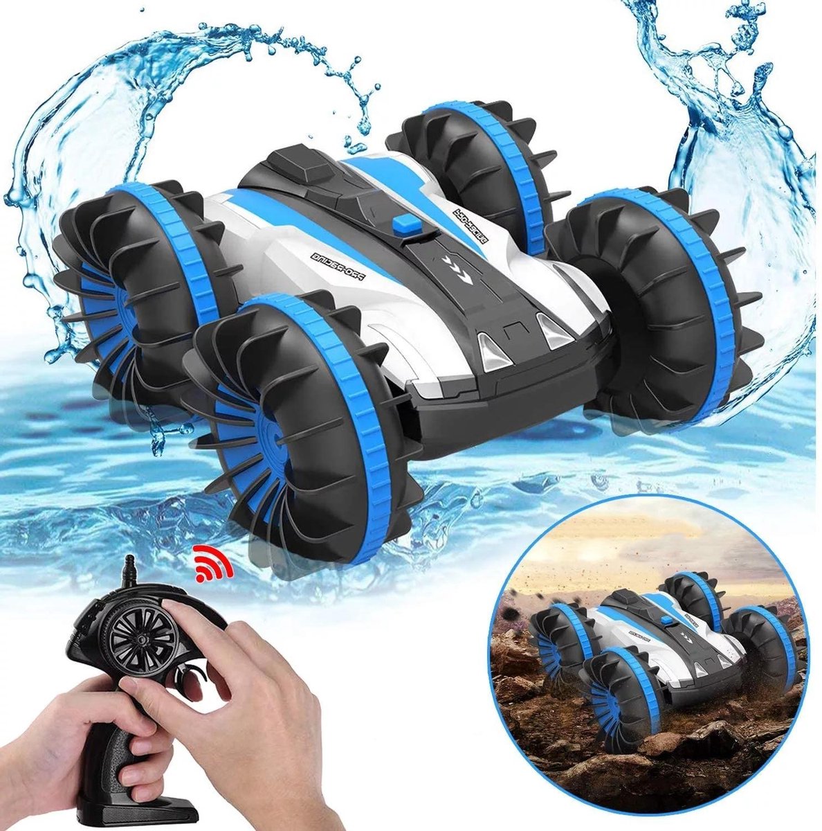 RC Bestuurbare auto / boot - Geschikt voor offroad, water & sneeuw - Kinderen / Volwassenen speelgoe