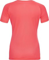 ODLO T-shirt S/ S Crew Neck Essential Light Femmes - Siesta - Taille S