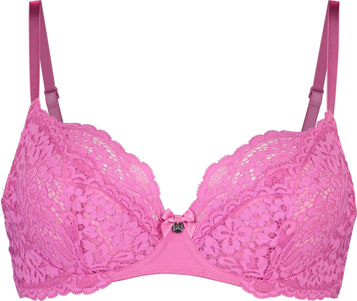 Hunkemöller Dames Lingerie Niet-voorgevormde beugel bh Rose - Roze - maat  D90