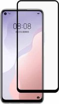 Voor Huawei Nova 7 SE Volledige lijm Volledig scherm gehard glasfilm (zwart)