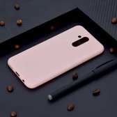 Voor Huawei Mate 20 Lite Candy Color TPU Case (roze)