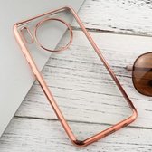 Voor Huawei Mate 30 transparante TPU anti-drop en waterdichte mobiele telefoon beschermhoes (rose goud)