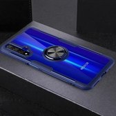 Krasbestendige TPU + acryl ringbeugel beschermhoes voor Huawei Honor 20 (blauw)