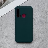 Voor Huawei Nova 5i schokbestendig mat TPU beschermhoes (groen)