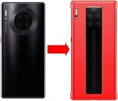 Voor Huawei Mate 30 Pro lederen schokbestendige beschermhoes (rood)