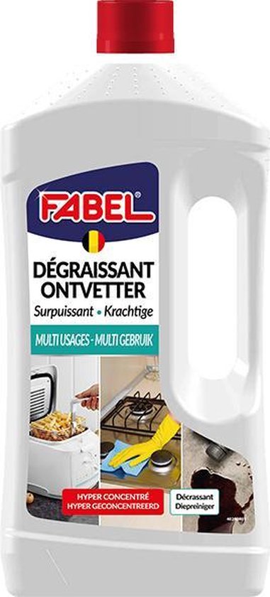 Fabel Superontvetter - Allesreiniger - Krachtige ontvetter - geconcentreerd - diepreiniger - 1 l