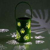Enjoythesun Solar Lamp Monstera Design - Tafellamp/Hanglamp 19 cm(H) - Gaat automatisch aan in het donker - Water/Weerbestendig - Solar tuinverlichting op zonne-energie