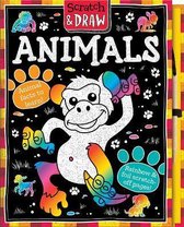 Scratch and Draw- Scratch & Draw Animals - Scratch Art Activity Book