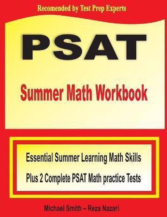 PSAT Summer Math Workbook - cover
