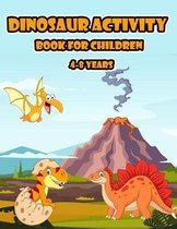 Dinosaur Activity Book for children 4-8 years