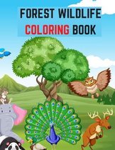 Forest Wildlife Coloring Book