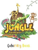 jungle adventures coloring book