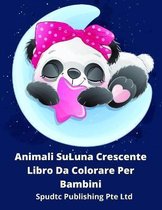 Animali Su Luna Crescente Libro Da Colorare Per Bambini