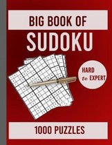 Big Book of Sudoku - Hard to Expert - 1000 Puzzles