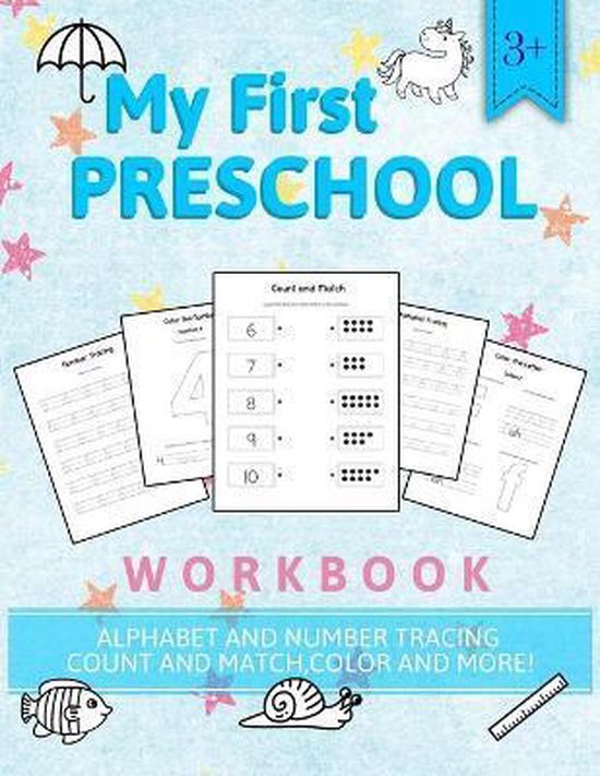 My First Preschool Workbook Activity Books for Kids Ages 48 My First