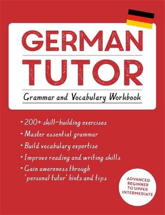 German Tutor Grammar Vocabulary Workbook - cover