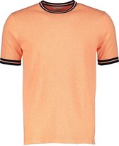 Hensen T-shirt - Slim Fit - Zalm - 3XL Grote Maten