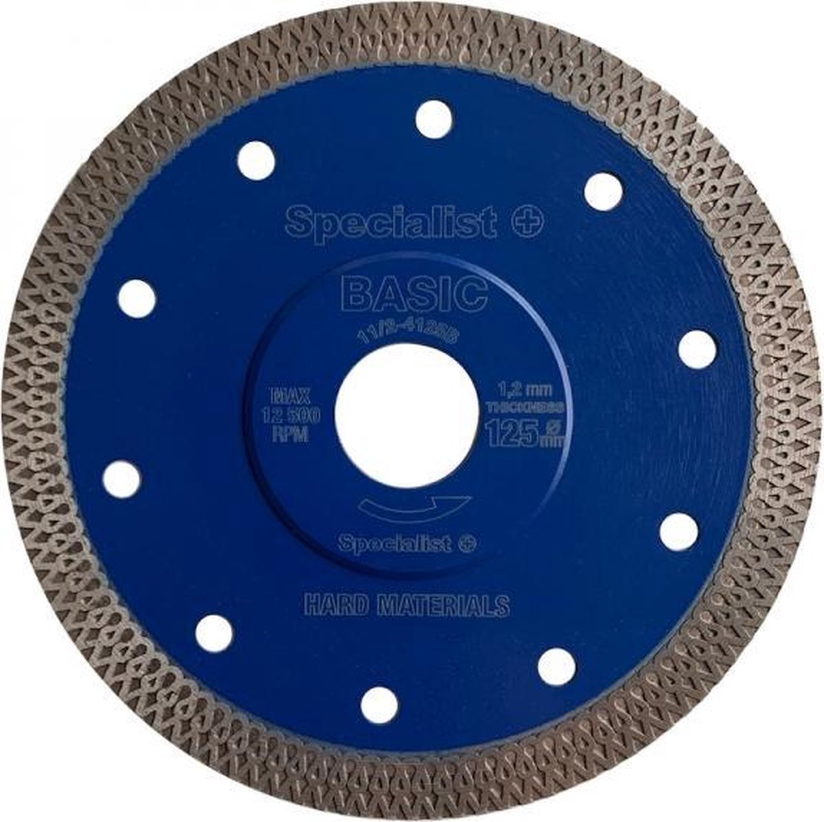 Disque diamant expert pour matériaux durs Ø 125 mm