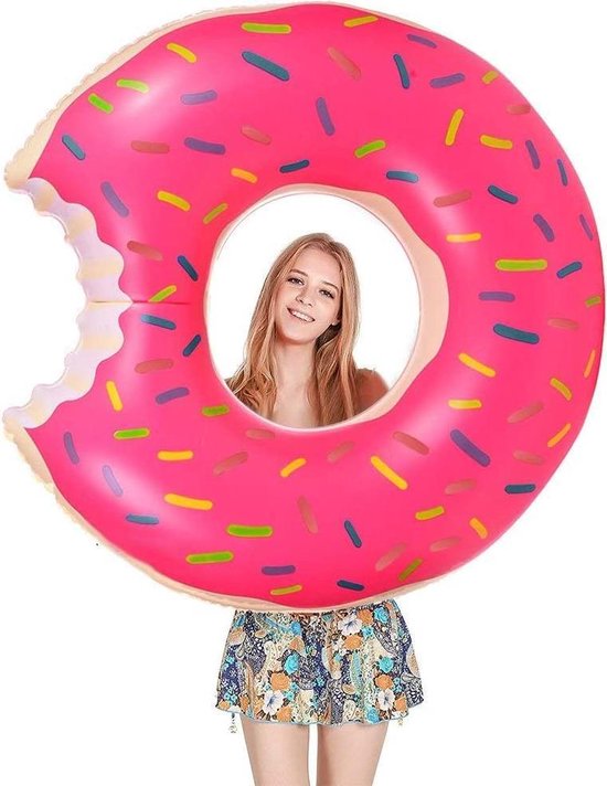 Opblaasbare Donut Opblaasband - 120cm voor zwembad - Opblaasbaar... | bol.com