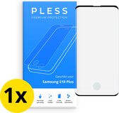 Samsung S10 Plus Screenprotector 1x - Beschermglas Tempered Glass Cover - Pless®