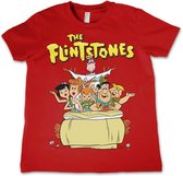 The Flintstones Kinder Tshirt -L- The Flintstones Rood