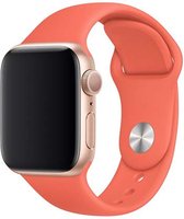 Apple Sport Band voor Apple Watch Series 1-7 / SE - 42/44/45 mm  - Clementine Orange