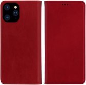 Voor iPhone 11 Pro Max DZGOGO ZEN-serie schokbestendig PU + TPU beschermhoes met houder & kaartsleuven en portemonnee (rood)