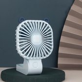 DM-21 Outdoor USB Lazy Hanging Neck Fan Opladen Draagbare Desktop Mute Kleine Ventilator (Blauw)