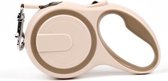 Huisdier Automatische Telescopische Trekkabel Hondentouw Hondenketting 3m (Bruin)