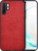 Voor Samsung Galaxy A32 5G schokbestendige stoffen textuur PC + TPU beschermhoes (rood)